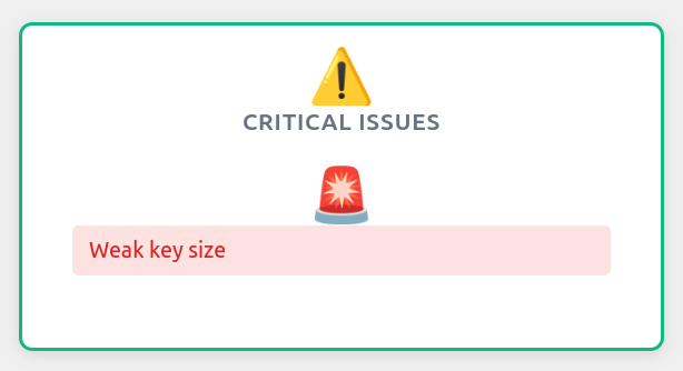 Critical Issues preview