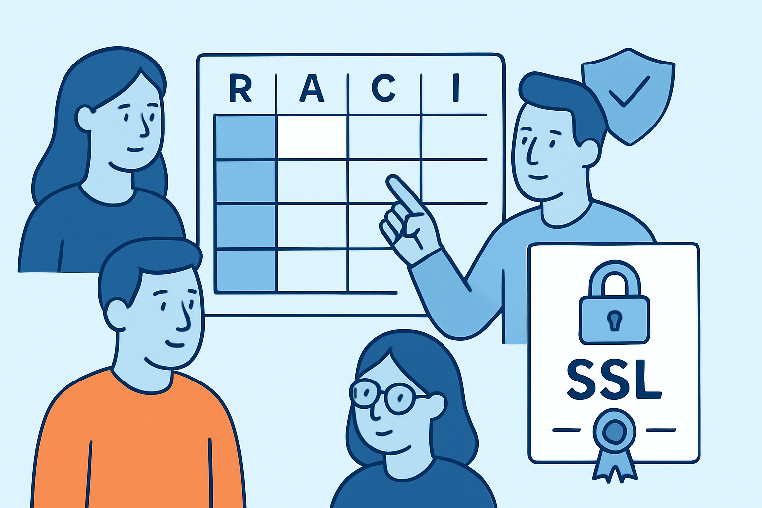 RACI Matrix for SSL Certificate Management in Teams