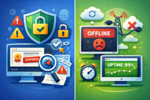 The Difference Between SSL Monitoring and Website Uptime Monitoring